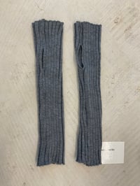 Image 1 of merino wool hand warmers in grey 