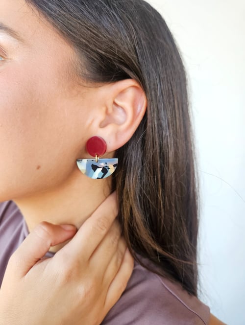 Image of Pendientes AFRIKA - Granate