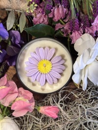 Image 2 of Decorative Flower Candle Tin