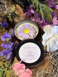 Image 5 of Decorative Flower Candle Tin