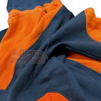 Image 9 of (XL) Nike Hoodie CREW Tonecolorway Orange-Navy "SonGK" 639