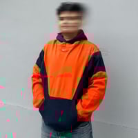 Image 2 of (XL) Nike Hoodie CREW Tonecolorway Orange-Navy "SonGK" 639