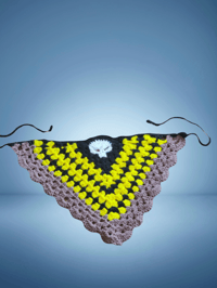  The Deathmoth Crochet Bandana: A Whisper of Darkness Crochet Bandana 