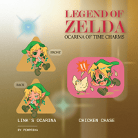 Image 1 of Legend of Zelda: Ocarina of Time Charms