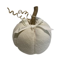 Vintage French Linen Pumpkin 