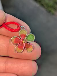 Image 3 of *NEW* Little Girl's Tie Dye Flower Necklace