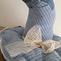 Image 3 of Handmade Wonky Witch Blue Hat 