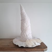 Image 1 of Handmade Wonky Witch Quilt Hat 