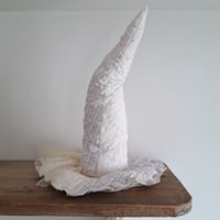 Image 3 of Handmade Wonky Witch Quilt Hat 