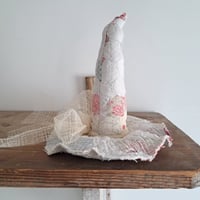 Image 3 of Little Handmade Wonky Witch Quilt Hat 