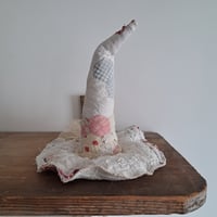 Image 1 of Little Handmade Wonky Witch Quilt Hat 