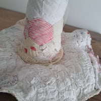 Image 4 of Little Handmade Wonky Witch Quilt Hat 
