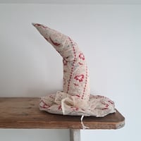 Image 1 of Handmade Wonky Witch Quilt Hat n.2
