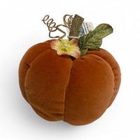 Image 3 of Handmade Velvet Pumpkins 