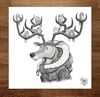 Deer - Inktober 25 Print