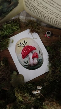 Image 1 of Amanita Muscaria A6 print