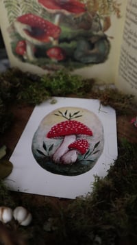 Image 3 of Amanita Muscaria A6 print
