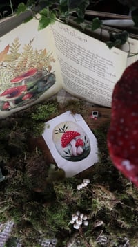 Image 4 of Amanita Muscaria A6 print