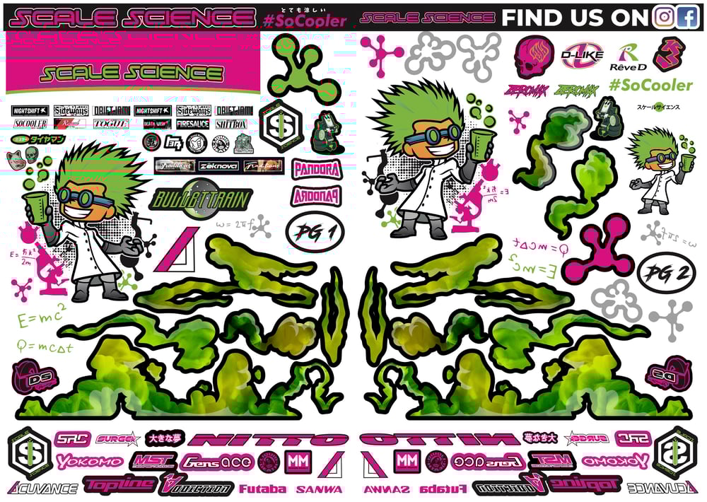 DESIGN 1 MAD SCIENTIST LIVERY (STANDARD) ***PRE-ORDER*** 