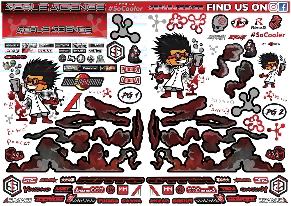 DESIGN 3 MAD SCIENTIST LIVERY (STANDARD) ***PRE-ORDER*** 
