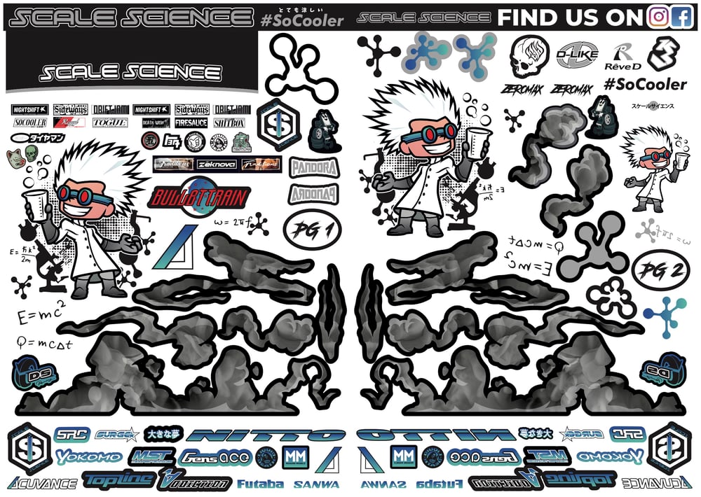 DESIGN 6 MAD SCIENTIST LIVERY (STANDARD) ***PRE-ORDER***