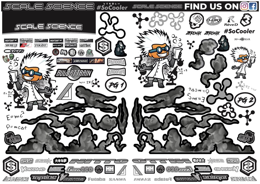 DESIGN 7 MAD SCIENTIST LIVERY (STANDARD) ***PRE-ORDER*** 