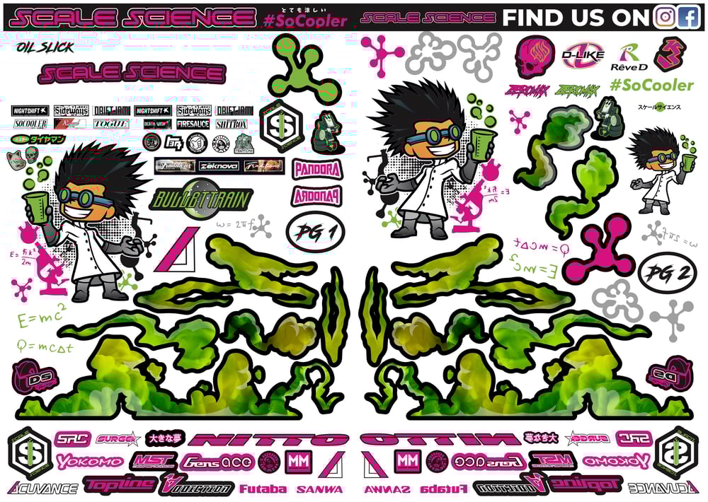 DESIGN 10 VIP MAD SCIENTIST LIVERY (STANDARD) ***PRE-ORDER*** (GREEN FOIL)