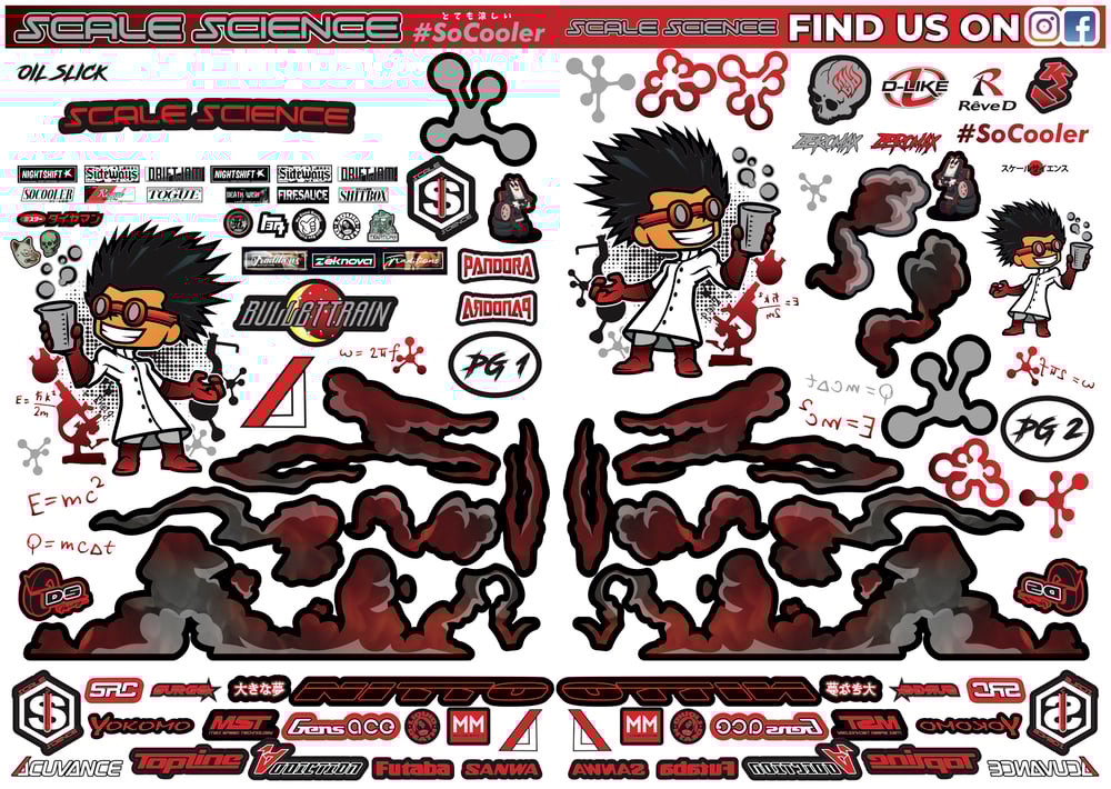 DESIGN 16 VIP MAD SCIENTIST LIVERY (STANDARD) ***PRE-ORDER***  (RED FOIL)