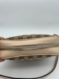 Image 3 of Gucci Bree GG Canvas Crossbody Bag Cream