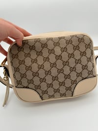 Image 5 of Gucci Bree GG Canvas Crossbody Bag Cream