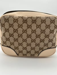 Image 2 of Gucci Bree GG Canvas Crossbody Bag Cream
