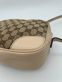 Image 8 of Gucci Bree GG Canvas Crossbody Bag Cream