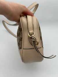 Image 11 of Gucci Bree GG Canvas Crossbody Bag Cream