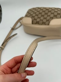 Image 14 of Gucci Bree GG Canvas Crossbody Bag Cream
