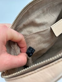 Image 19 of Gucci Bree GG Canvas Crossbody Bag Cream