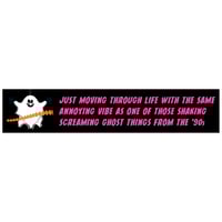 Image 1 of 90s Shaking Screaming Ghost Sticker