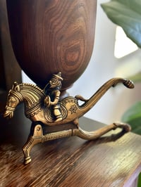 Image 2 of Horse vintage stye brass  sarota