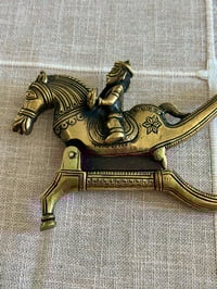 Image 3 of Horse vintage stye brass  sarota