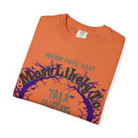 Image 5 of BURNT ORANGE Halloween Movie Night Unisex Tees | Most Likely to Root for the Villain