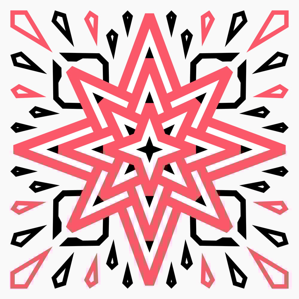 Image of STARBURST CORAL BANDANA