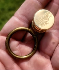 Image 1 of BRASS YO YO COLAB with Billy trident & Scorpion EDC