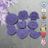 Image 1 of BT21 Character Wax Melts – Set of 8 | Made to Order | Para-Soy Wax