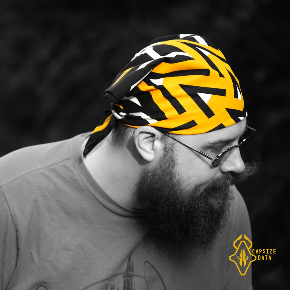 Image of STARBURST YELLOW BANDANA