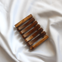 Artisan Wooden Soap Dish