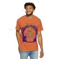 Image 1 of BURNT ORANGE Halloween Movie Night Unisex Tees | Most Likely to Root for the Villain