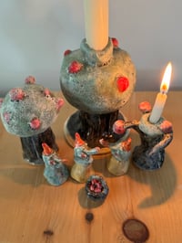 Image 11 of Candle Holder Trees: Fairies gatherine apples