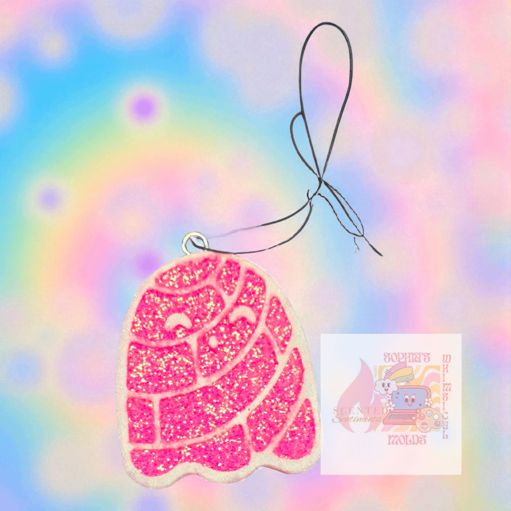Image of Fall Freshies|Fall Scented Freshener|Accessories|Ghost Concha Freshie|Car|Gift|Custom