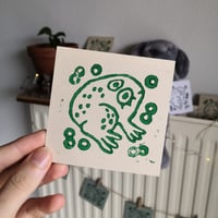 Toad linogravure