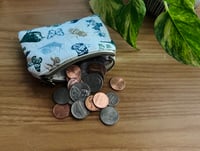 Image 2 of Handmade Fabric Zipper Coin Purse