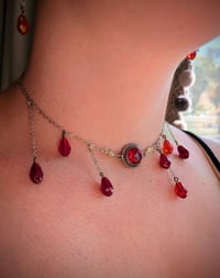 Image 4 of Red Queen Necklace Set